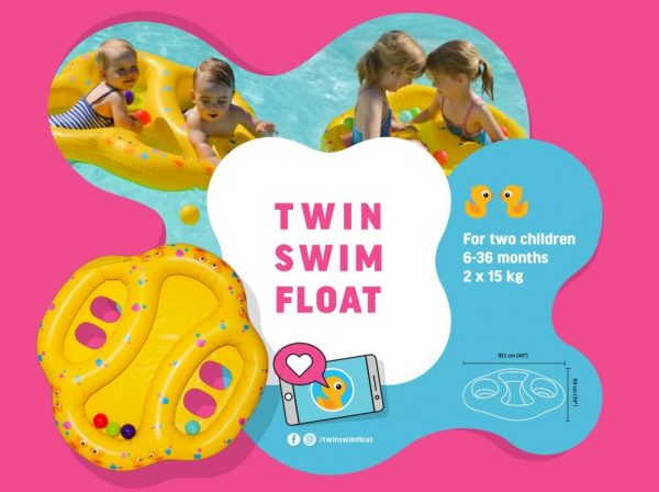 Twin Swim Float - Duo Float - Double Float - Tweeling Zwemband - TwinSwimFloat